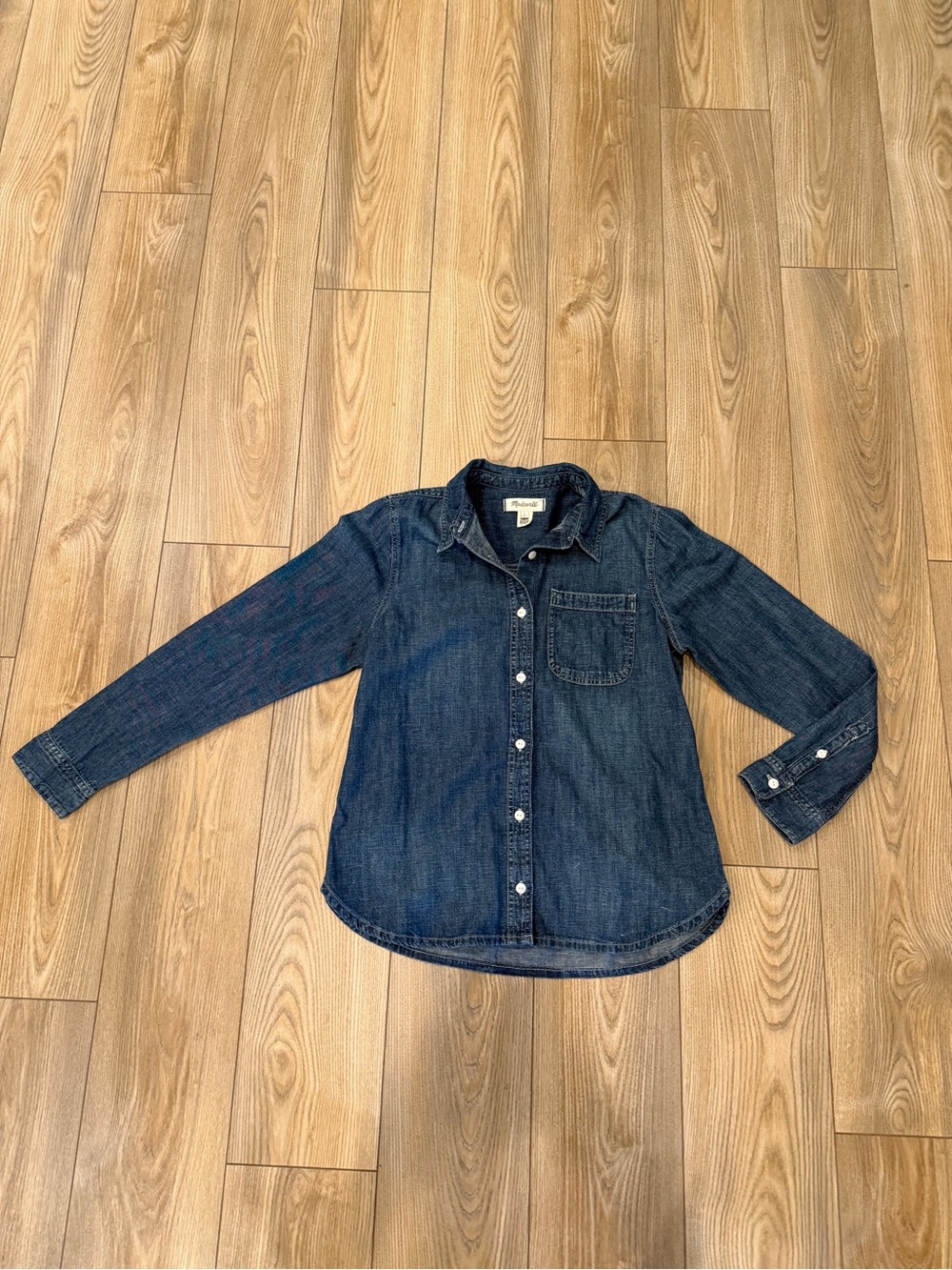 MADEWELL Dark Wash Denim Button Down